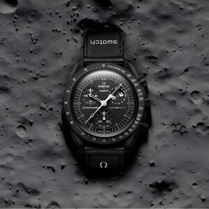 🍡Swatch X Omega Mission To The Moonphase - New Moon Watch